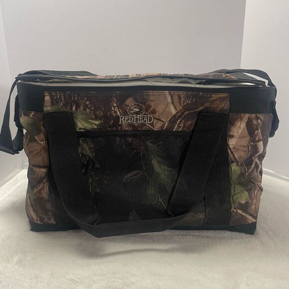 RedHead Duck Hunting Camo Camouflage Insulated Duffle Bag Outdoor Sports Gear - Picture 1 of 8